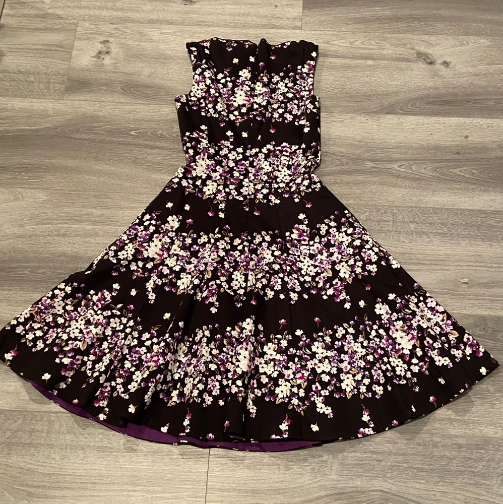 WHBM Floral Print Sleeveless Flowy Dress